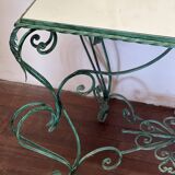 50s wrought iron table