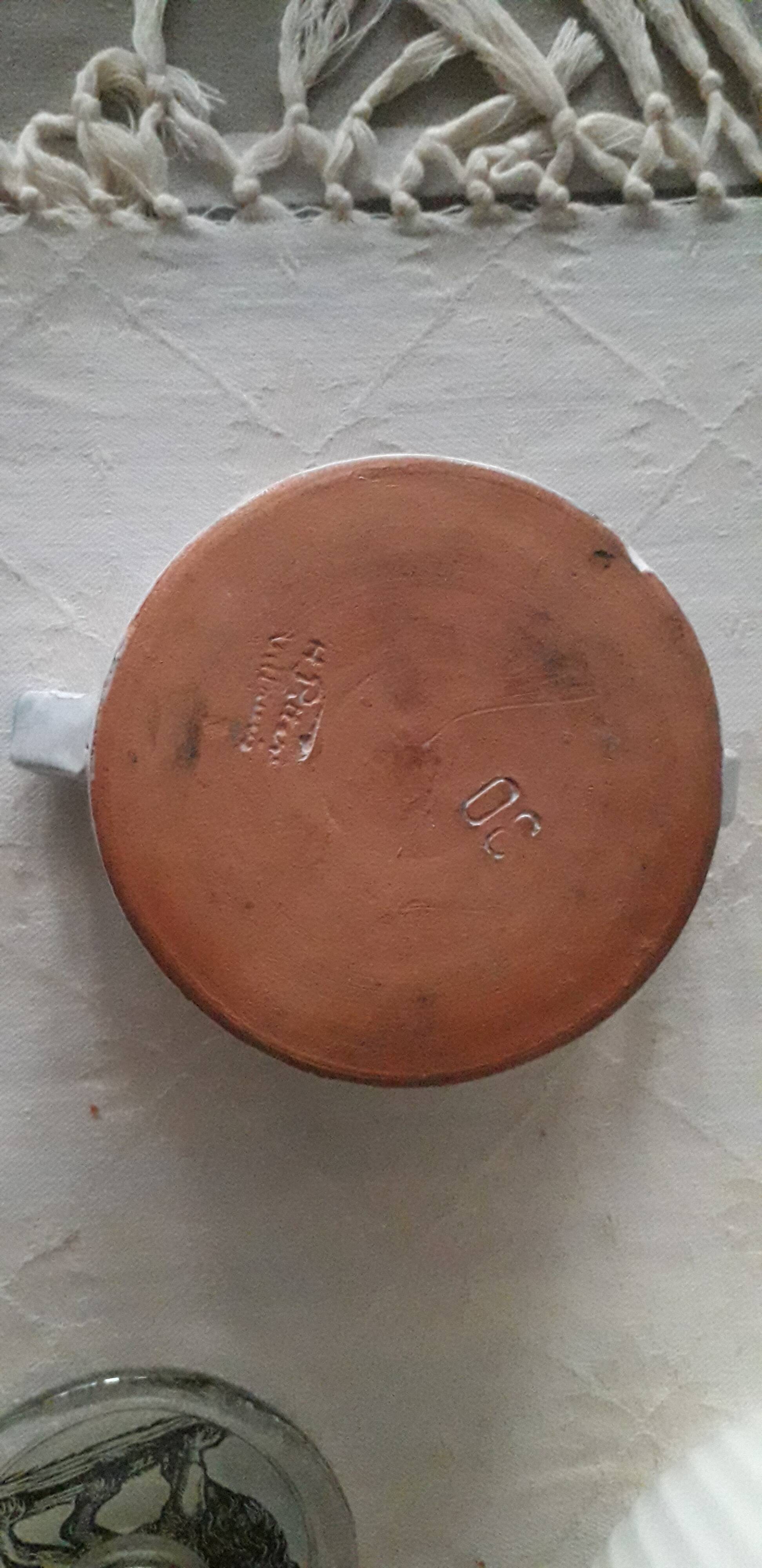Vintage ceramic Vallauris pocket emptier