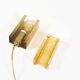 Brass & Amber glass glass wall lights by Vitrika – Model Atlactic