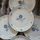 6 assiettes plates + 1 plat "Biltons " England 