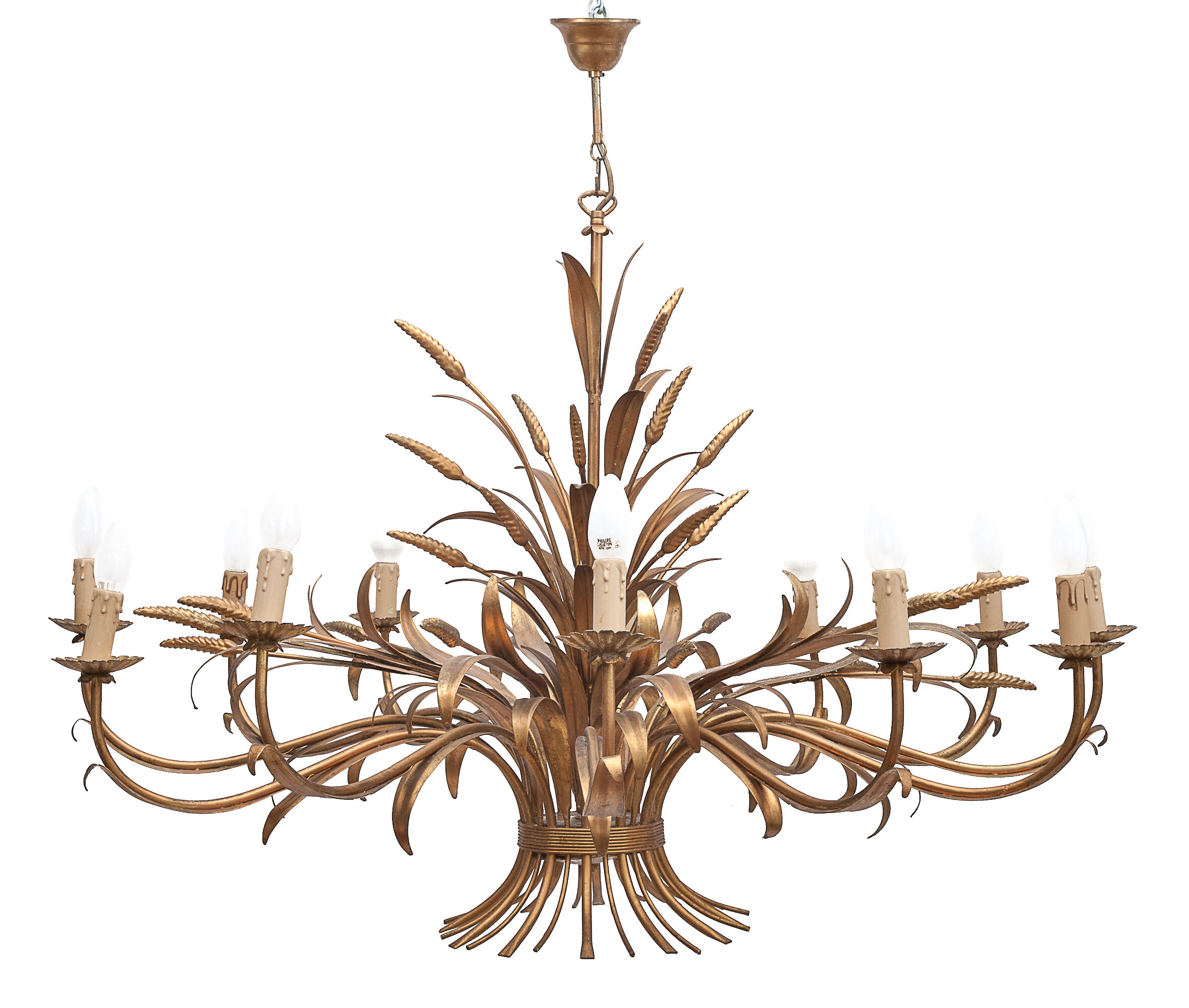 Chandelier sheaf of wheat 12 fires