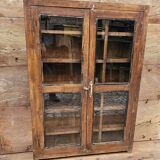 Old Burmese teak display case