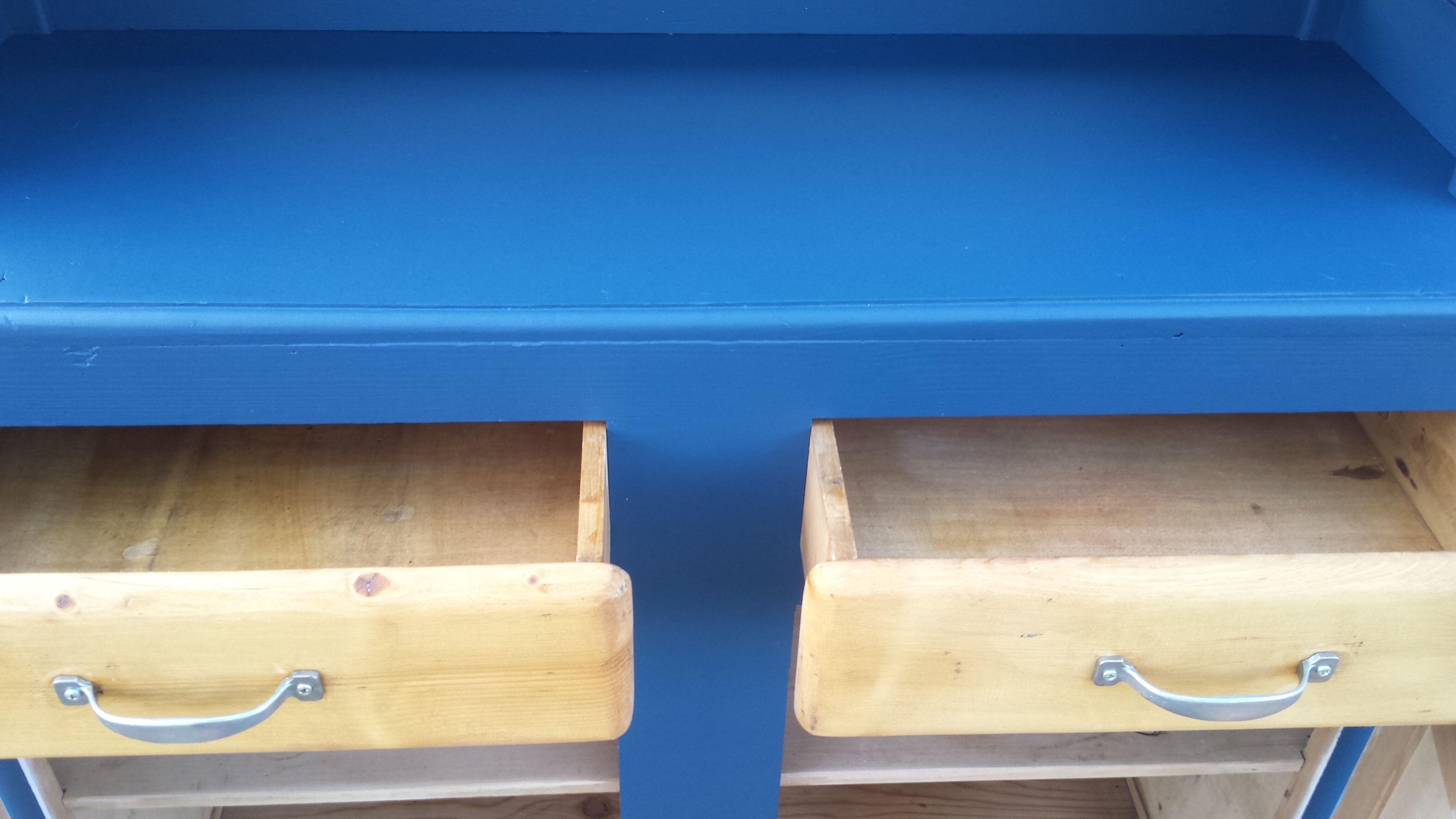 Buffet Mado narrow blue and caning
