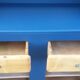 Buffet Mado narrow blue and caning