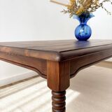 Large old farmhouse cottage style coffee table
