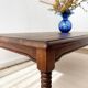 Grande table basse style cottage ferme ancienne
