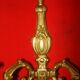 solid bronze wall light with 2 arms in "Louis XV" style