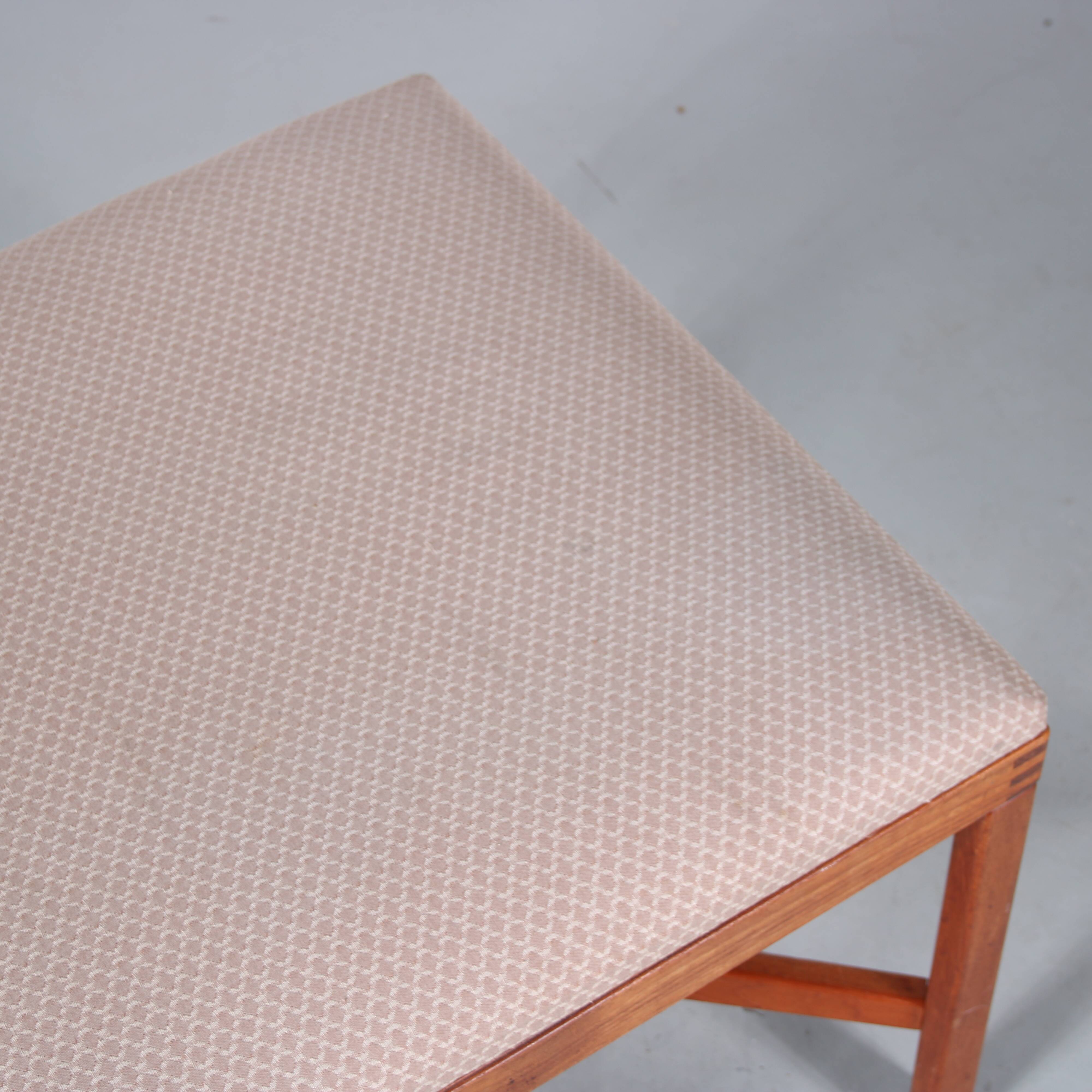Tabouret en bois de teck des années 1960 de Norvège