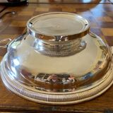 Old silver metal trivet