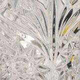 Vintage Molded Glass Vase - Exquisite Floral and Botanical Motifs