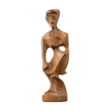 Cubist figurative sculpture by Michel Pedron