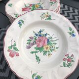 Set of 6 Luneville hollow plates