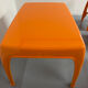Table and 4 dining chairs designed by Preben Fabricius, Interplast, 1970s.