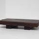 Rustic coffee table in solid oak, Wabi Sabi, France, 1950s