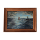 Marine oil on isorel René Carrière 1950