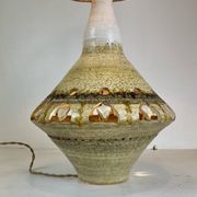 Ceramic lamp by Georges Pelletier for Accolay, France, 1960