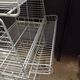 Vintage old shelf store wire wire basket modular industrial design 70s