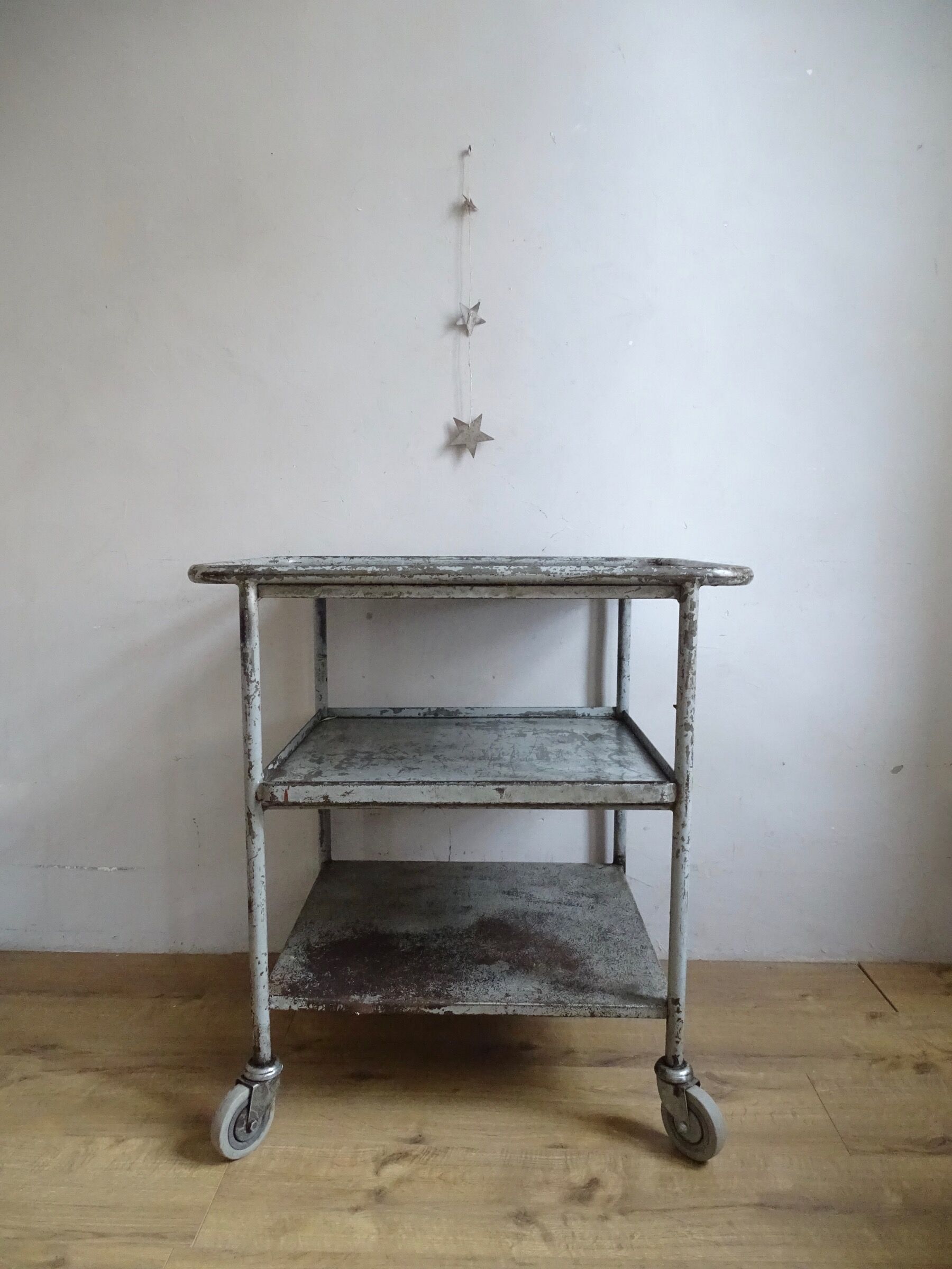 Industrial serving table