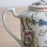 Chinese hand painted teapot Jingdezhen