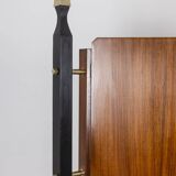 Pair of Italian cabinets in teak veneer. 1960s.