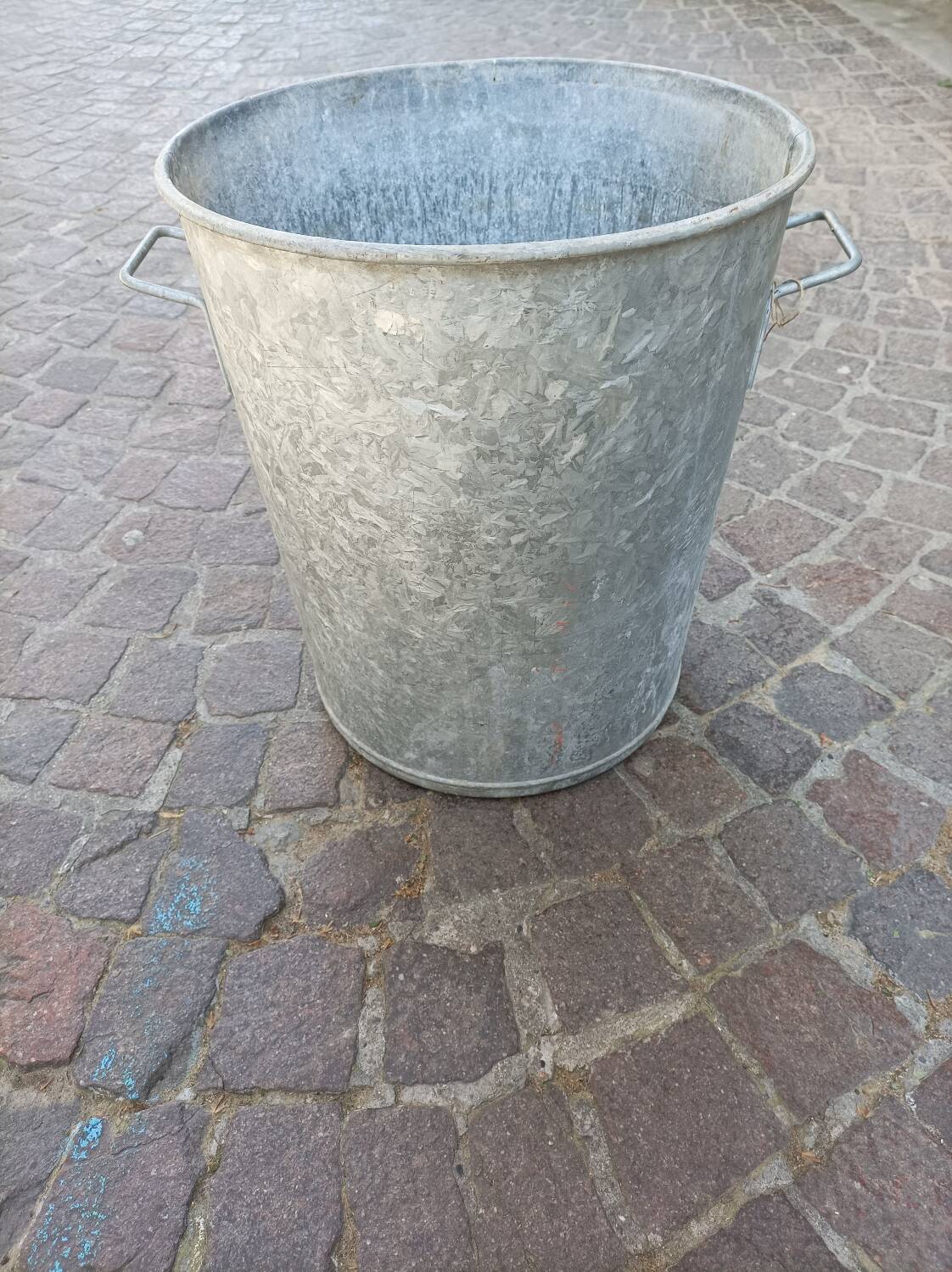 Large zinc bucket