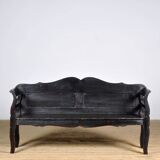 Banc ancien en pin, années 1900