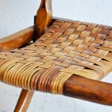 Chaise ancienne en rotin