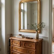 Miroir style Louis Philippe doré,  100×74cm