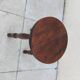 Small vintage plant stand, old wooden tripod
