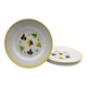5 old flat plates Digoin Sarreguemines / Sirocco model