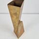 Art Deco Cubist Brass Vase from WMF, 1930s