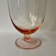 Bocal / Bonbonnière verre rose pale H30cm