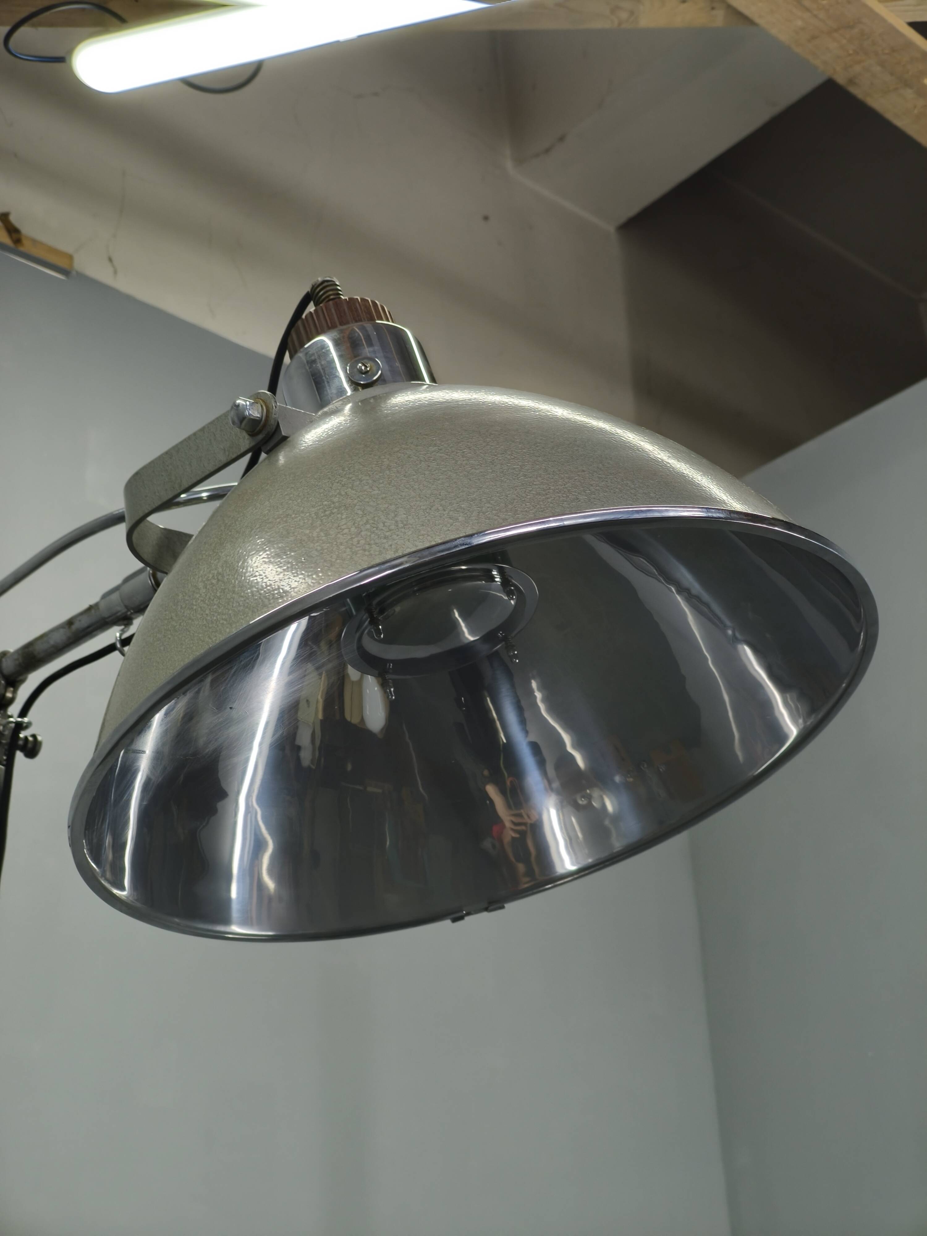 Czech Industrial Surgical Floor Lamp from Military Hospital, 1950s