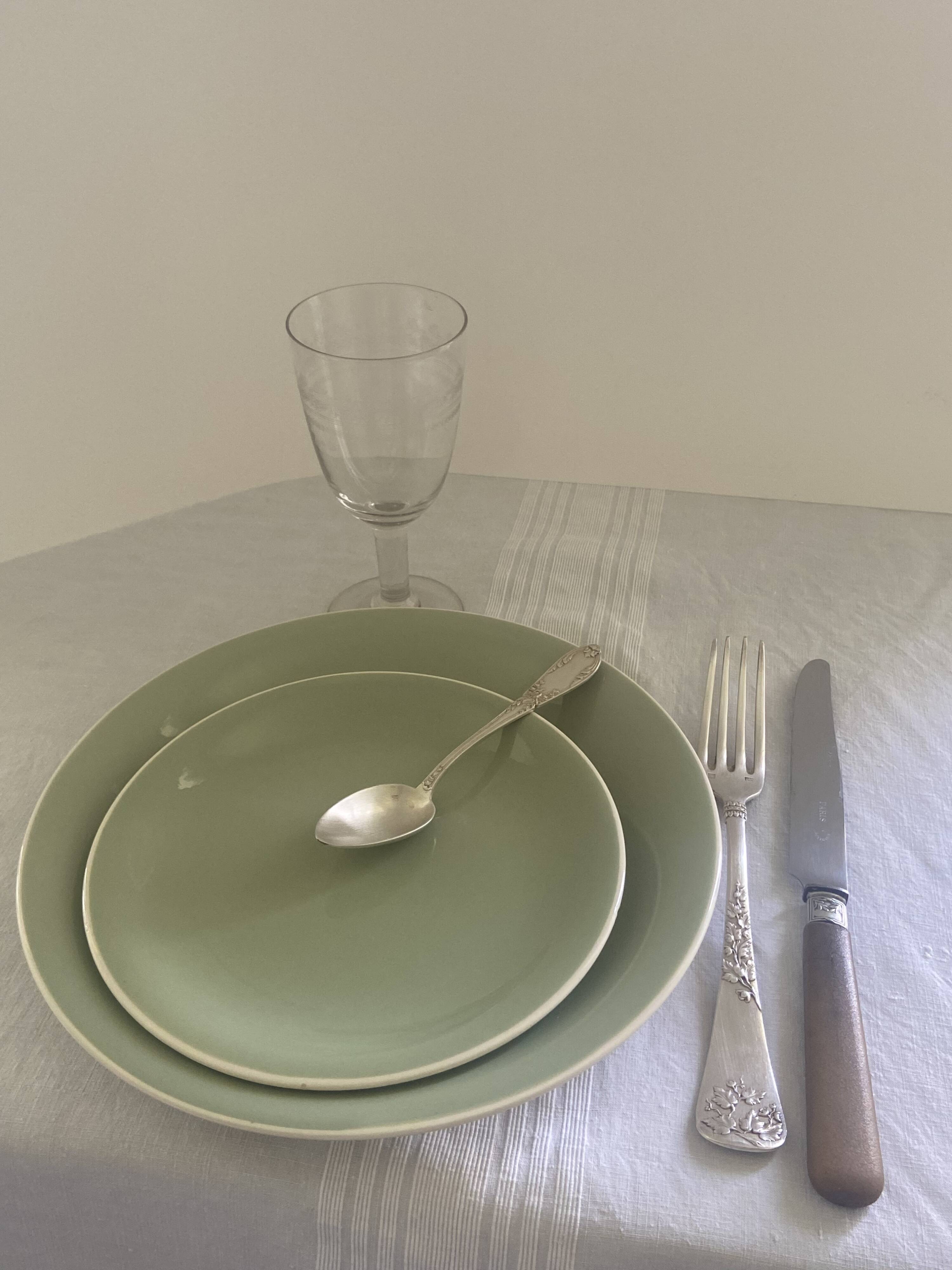 Antique linen, vintage tablecloth