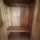 Brutalist wardrobe made of solid elm from Maison Regain, vintage 1970.