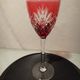 Saint louis chantilly 6 rhine wine glasses roemer colored crystal - 21.5 cm