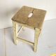 Wooden workshop stool from the 1950s