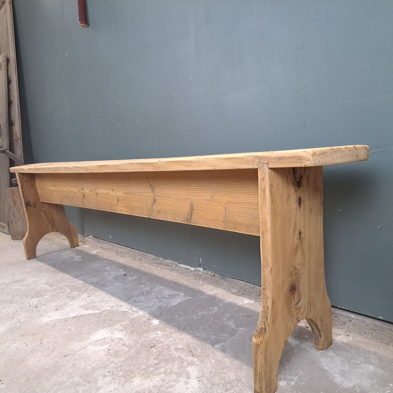 Wooden bench