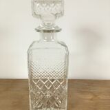 Moulded glass whisky decanter