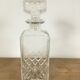 Moulded glass whisky decanter