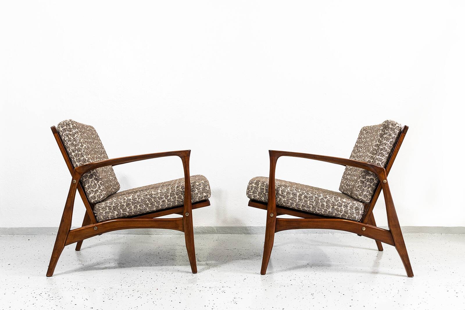 Mid Century Armchairs, Denmark, 60s, Set Of 2