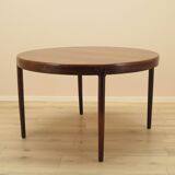 Round rosewood table, Danish design, 1960s, designer: Harry Østergaard, man