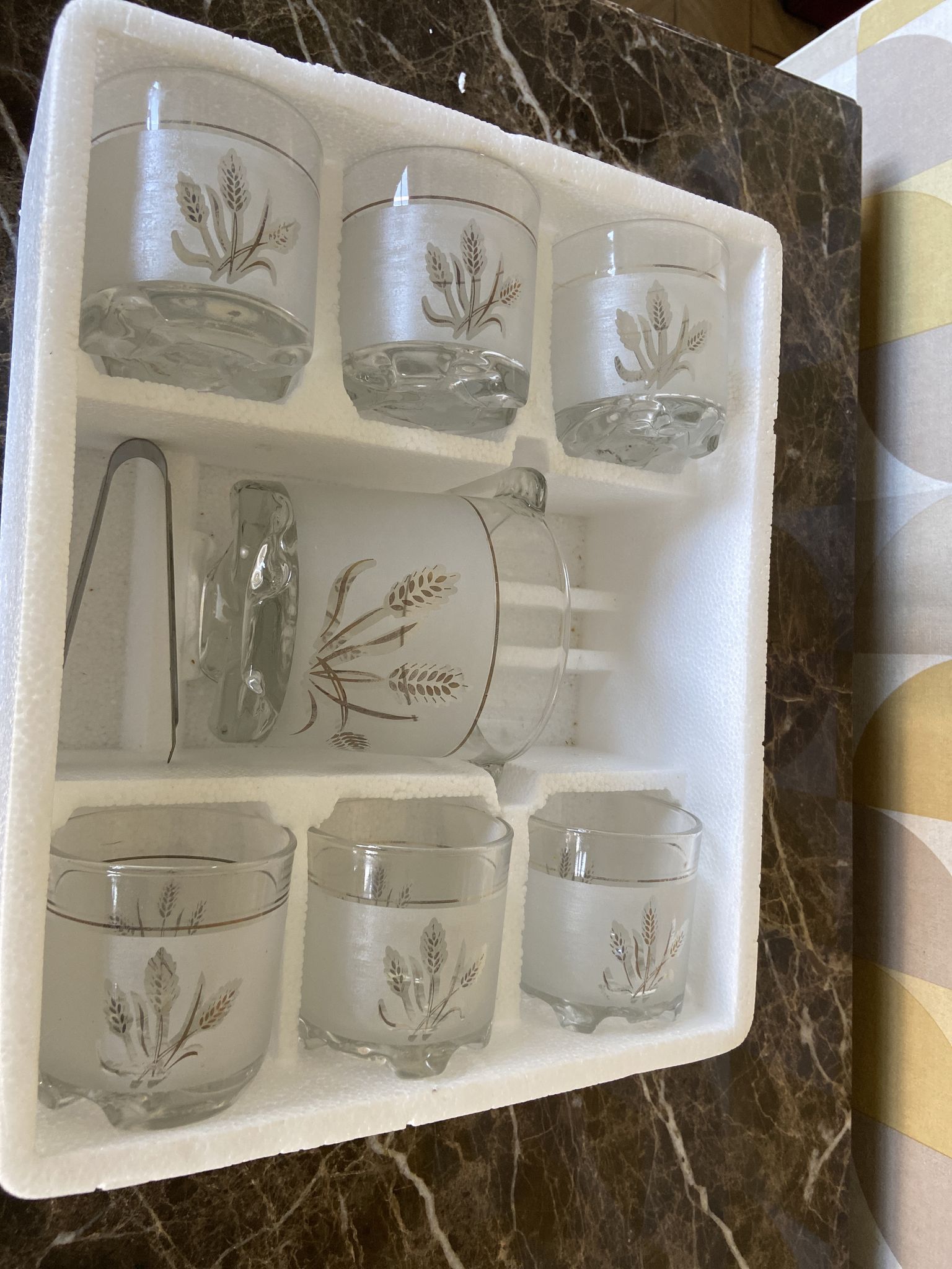 Verres à Whisky et seau à glaçons