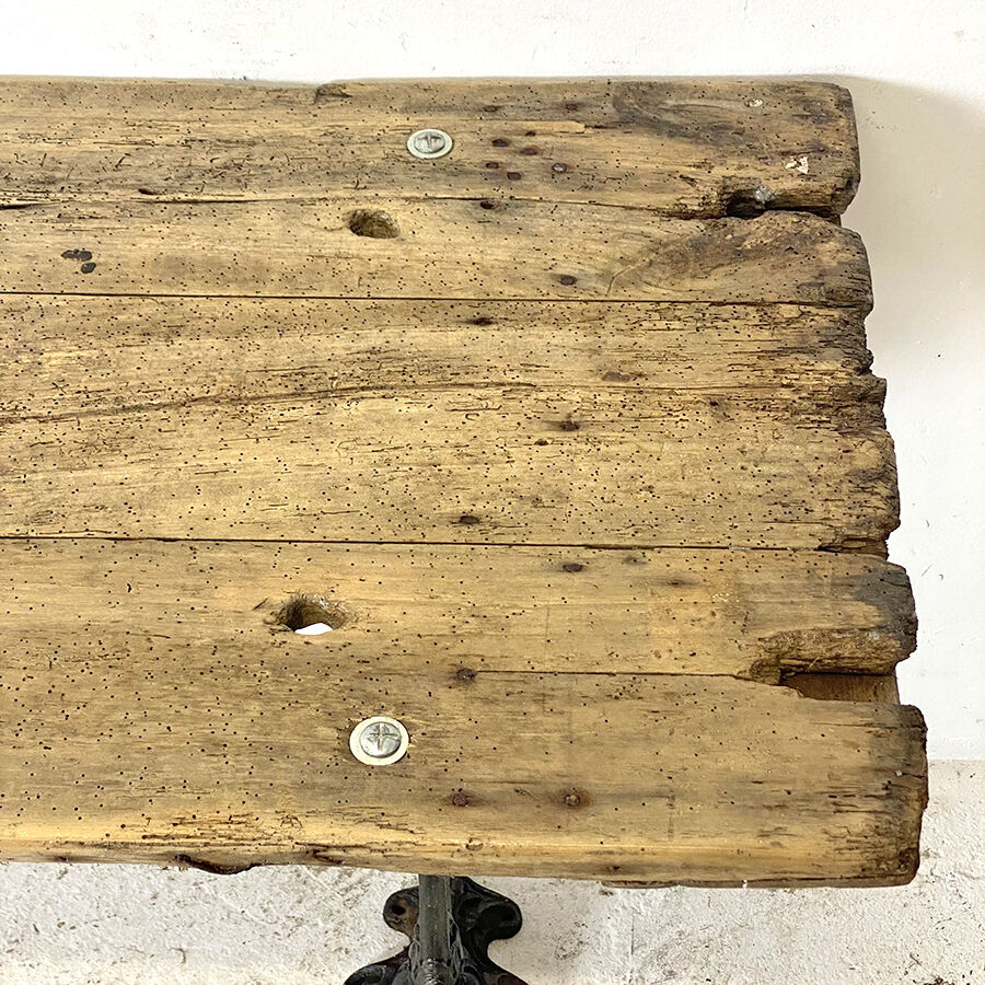 Console legs bistrot cast iron