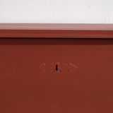 Antique red terracotta chest of drawers (circa 1920) #91