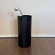Modernist Italian Metal and Black Abs Umbrella Stand Model Golf by Magis