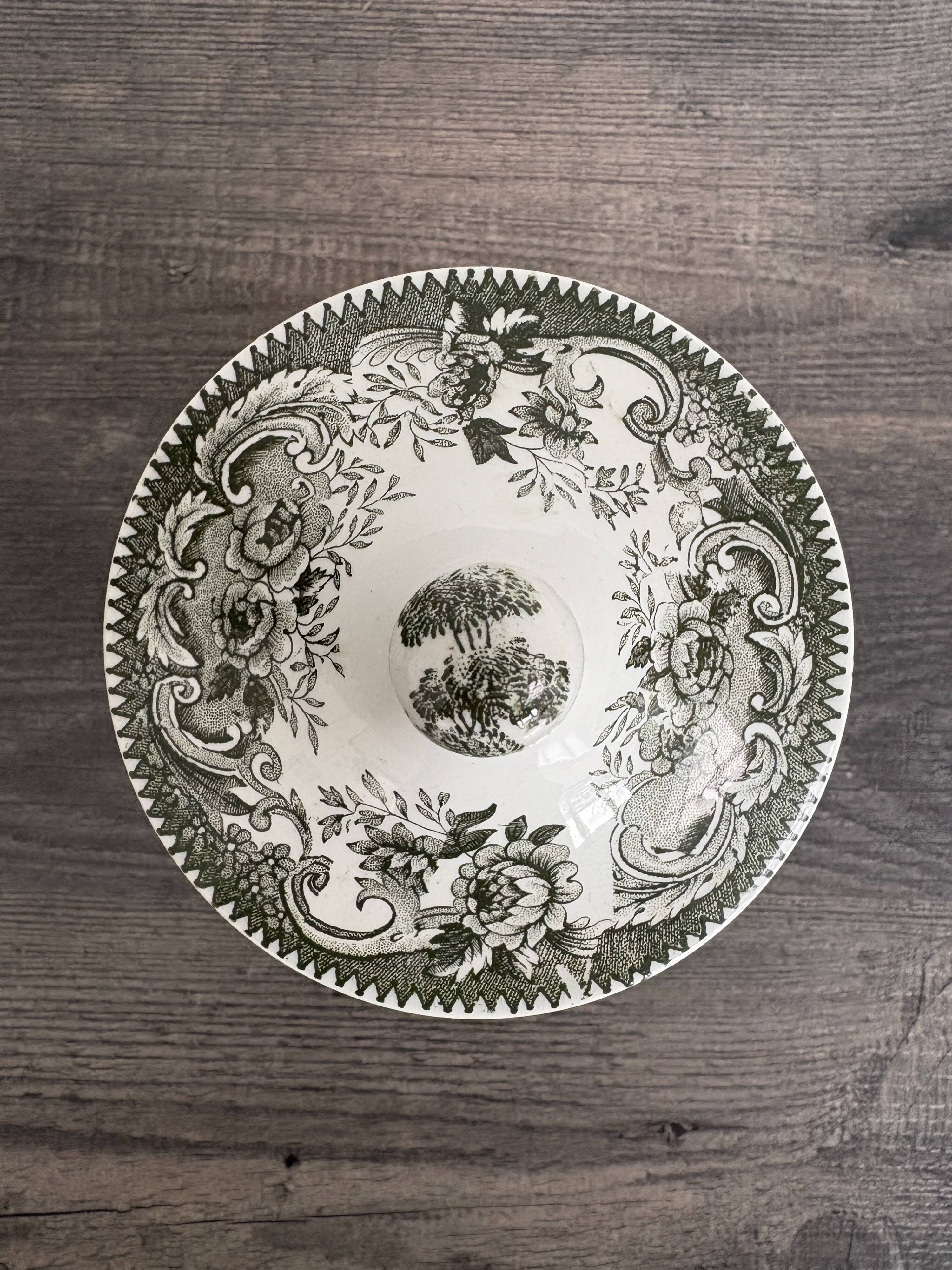 Old Sugar Bowl Jemmapes Faience (Cappellemans)