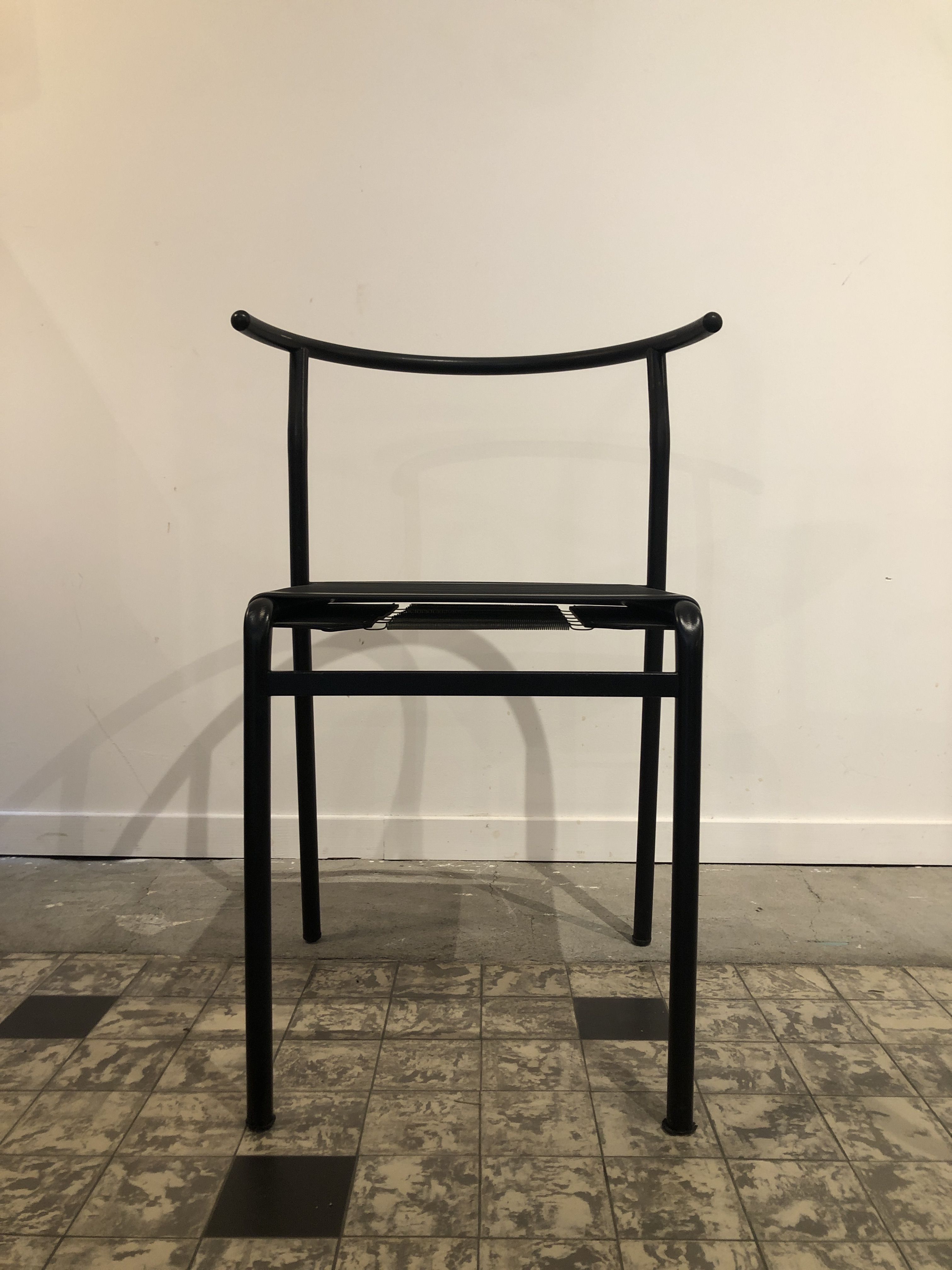 Set of 6 chairs Cerruti Baleri "café", Philippe Starck - 1980