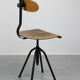 Pair of  swivel chairs industrial black, 1960s