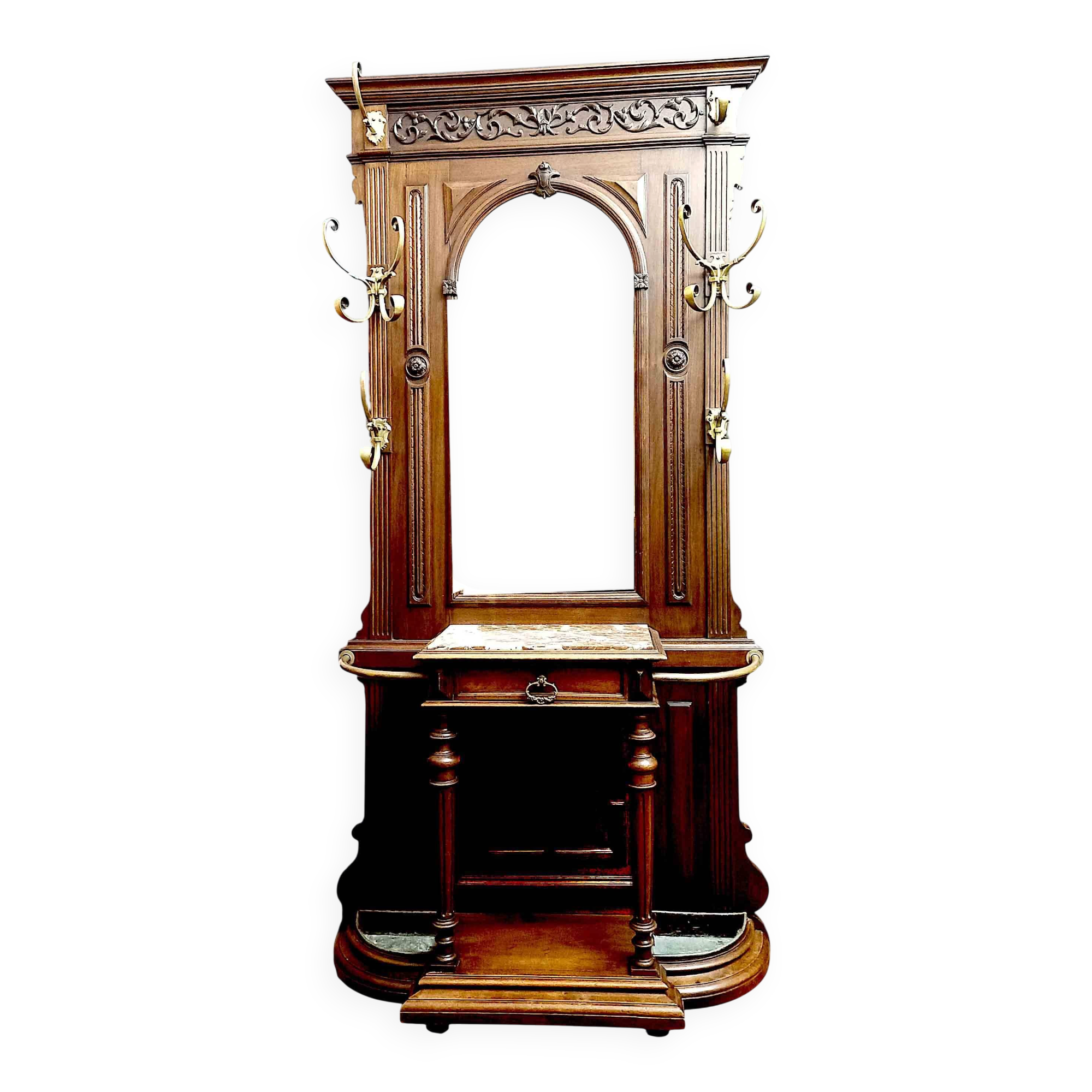 Walnut wardrobe